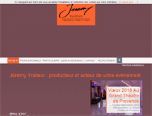 Tablet Screenshot of jeremytraiteur.com